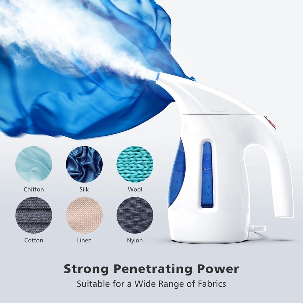 HiLIFE Steamer for Clothes, Portable Handheld Design, Removes Wrinkle